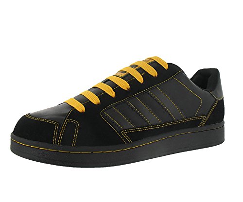 adidas mens superskate skate shoe black/yellow (13)